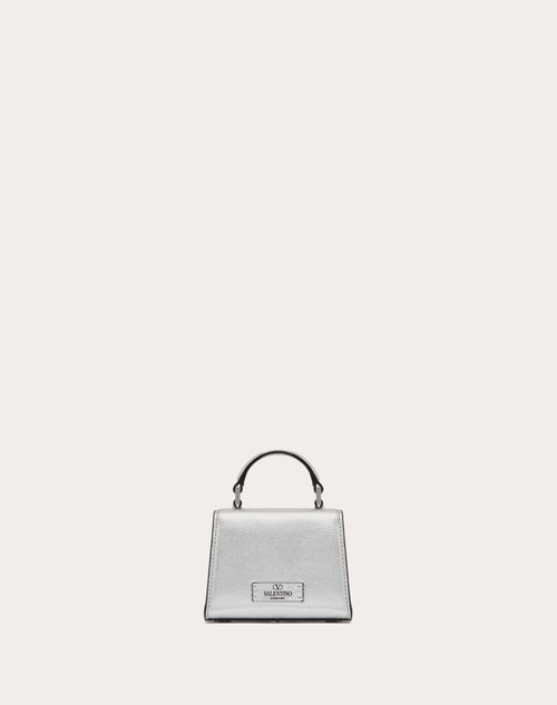 Red Valentino BORSA A MANO MICRO VSLING IN VITELLO GRANATO METALLIZZATO Fino Al -60%