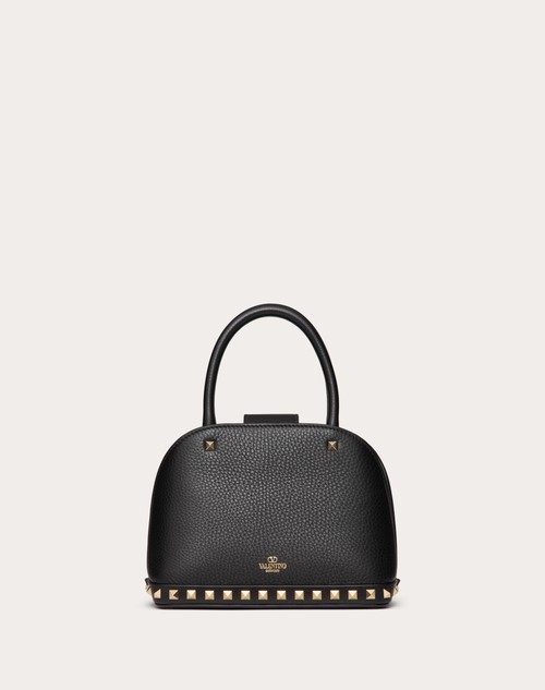 Red Valentino BORSA PICCOLA A MANO VALENTINO GARAVANI ROCKSTUD IN VITELLO GRANATO Convenienza
