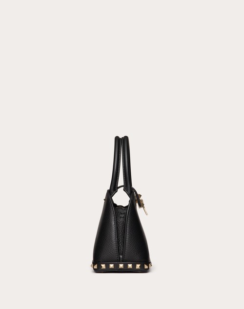 Red Valentino BORSA PICCOLA A MANO VALENTINO GARAVANI ROCKSTUD IN VITELLO GRANATO Convenienza