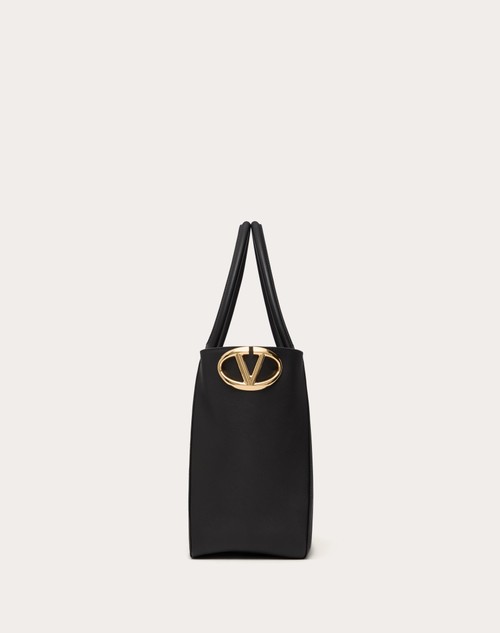 Red Valentino BORSA SHOPPING VLOGO SIDE IN VITELLO NAPPATO Sconto