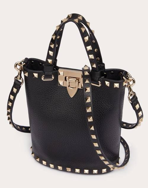 Red Valentino POUCH CON TRACOLLA ROCKSTUD IN VITELLO GRANATO Economico