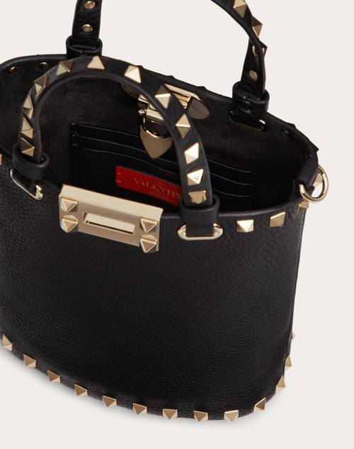 Red Valentino POUCH CON TRACOLLA ROCKSTUD IN VITELLO GRANATO Economico
