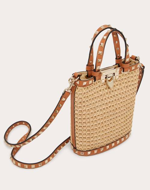 Red Valentino MINI BORSA CON TRACOLLA ROCKSTUD IN RAFIA Online