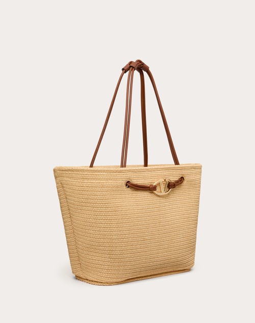 Red Valentino BORSA SHOPPING GRANDE VALENTINO GARAVANI ESCAPE IN RAFIA In Saldo