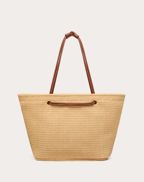 Red Valentino BORSA SHOPPING GRANDE VALENTINO GARAVANI ESCAPE IN RAFIA In Saldo