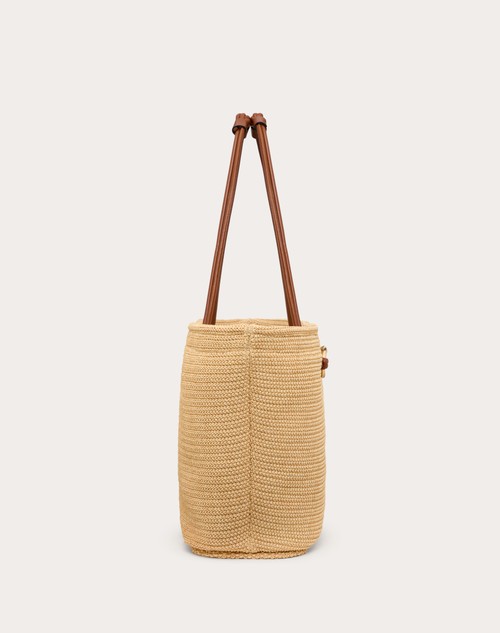 Red Valentino BORSA SHOPPING GRANDE VALENTINO GARAVANI ESCAPE IN RAFIA In Saldo