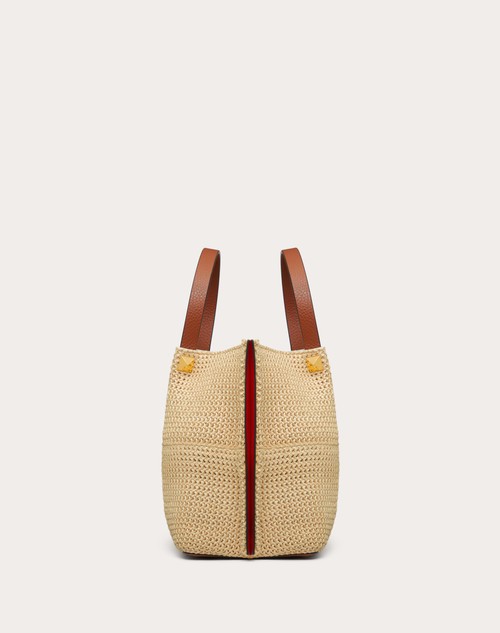 Red Valentino BORSA SHOPPING MEDIA IN RAFIA SINTETICA 2025