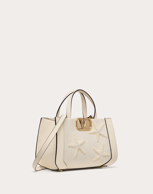 Red Valentino BORSA PICCOLA A MANO VALENTINO GARAVANI ESCAPE IN RAFIA CON RICAMO 2025