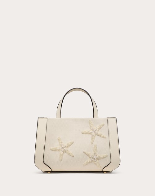 Red Valentino BORSA PICCOLA A MANO VALENTINO GARAVANI ESCAPE IN RAFIA CON RICAMO 2025
