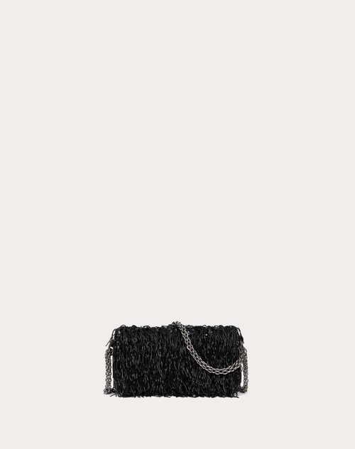 Red Valentino BORSA PICCOLA A SPALLA VALENTINO GARAVANI LOCÒ RICAMATA Soddisfazione Garantita