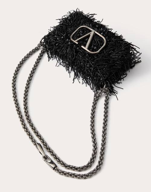 Red Valentino BORSA PICCOLA A SPALLA VALENTINO GARAVANI LOCÒ RICAMATA Soddisfazione Garantita