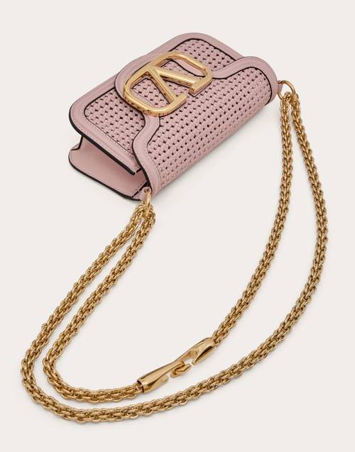 Red Valentino BORSA PICCOLA A SPALLA VALENTINO GARAVANI LOCÒ IN PELLE INTRECCIATA Consegna Veloce