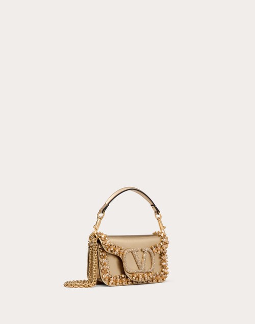 Red Valentino BORSA PICCOLA A SPALLA VALENTINO GARAVANI LOCÒ RICAMATA Shopping Online