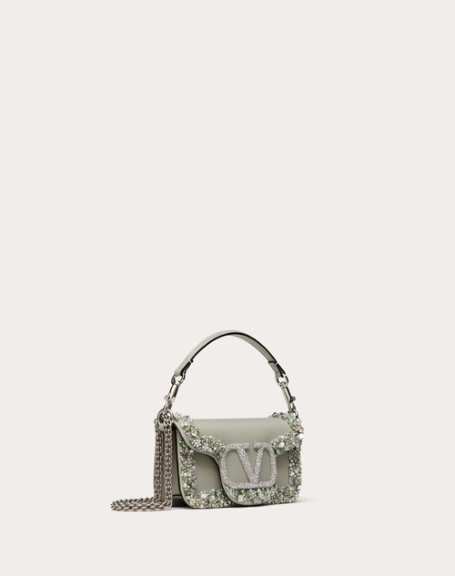 Red Valentino BORSA PICCOLA A SPALLA VALENTINO GARAVANI LOCÒ RICAMATA Affare Del Giorno