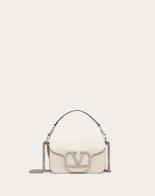Red Valentino BORSA PICCOLA A SPALLA VALENTINO GARAVANI LOCÒ CON LOGO GIOIELLO