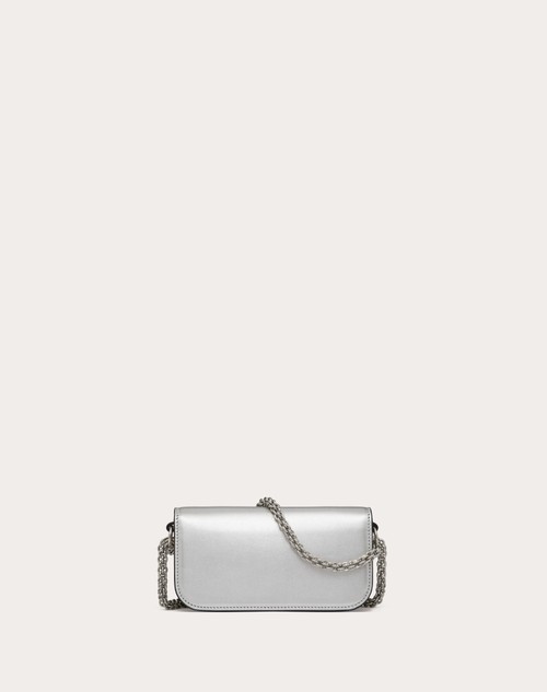 Red Valentino BORSA PICCOLA A SPALLA VALENTINO GARAVANI LOCÒ IN VITELLO METALLIZZATO Sconto