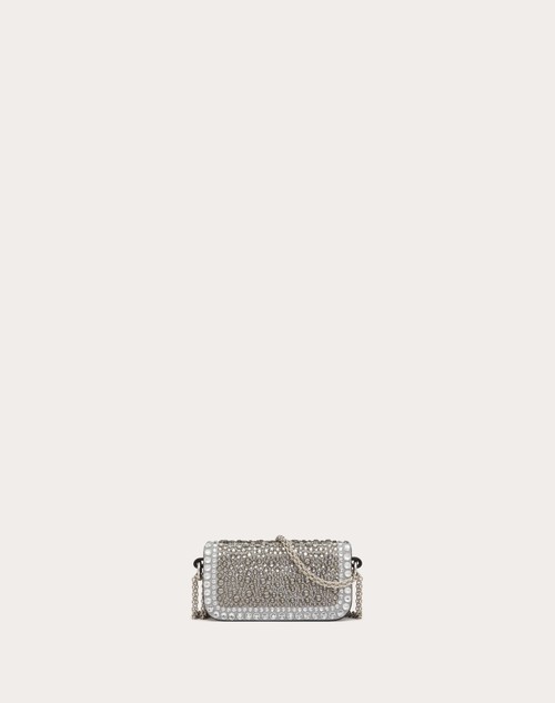 Red Valentino BORSA MICRO CON CATENA VALENTINO GARAVANI LOCÒ CON STRASS Hotsell