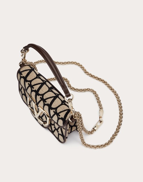 Red Valentino BORSA PICCOLA A SPALLA VALENTINO GARAVANI LOCÒ TOILE ICONOGRAPHE Vendita Economica