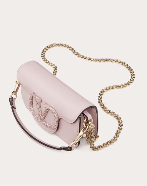 Red Valentino BORSA PICCOLA A SPALLA VALENTINO GARAVANI LOCÒ CON LOGO GIOIELLO Saldi Di Fabbrica