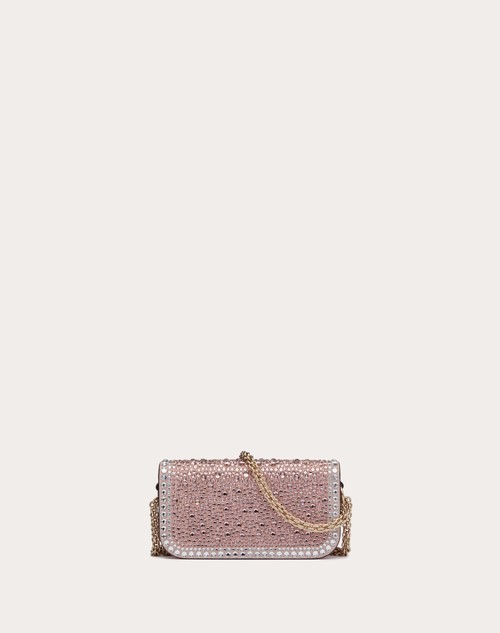 Red Valentino BORSA PICCOLA A SPALLA VALENTINO GARAVANI LOCÒ CON STRASS In Saldo