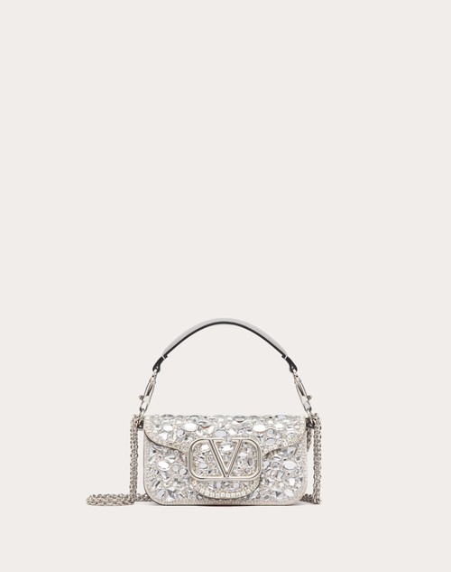 Red Valentino BORSA PICCOLA A SPALLA LOCÒ CON CRISTALLI