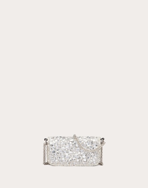 Red Valentino BORSA PICCOLA A SPALLA LOCÒ CON CRISTALLI Moda