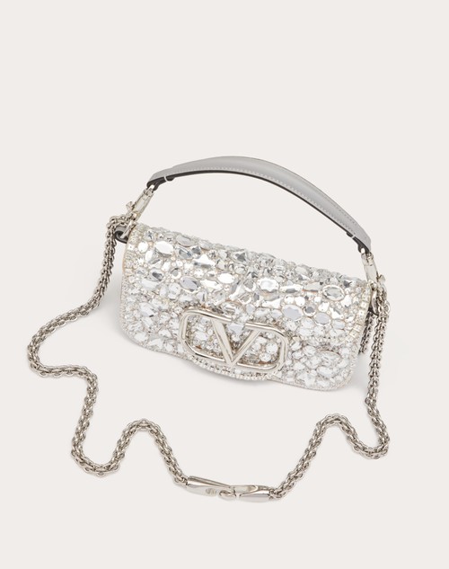 Red Valentino BORSA PICCOLA A SPALLA LOCÒ CON CRISTALLI Moda