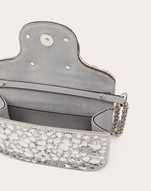 Red Valentino BORSA PICCOLA A SPALLA LOCÒ CON CRISTALLI Moda