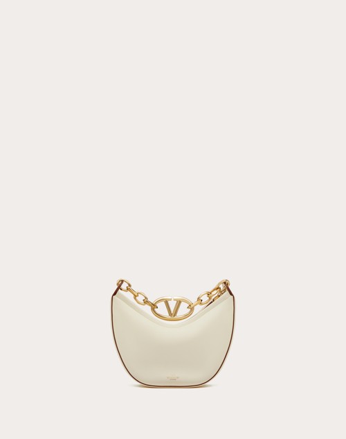 Red Valentino MINI HOBO VLOGO MOON BAG IN NAPPA CON CATENA Vendita