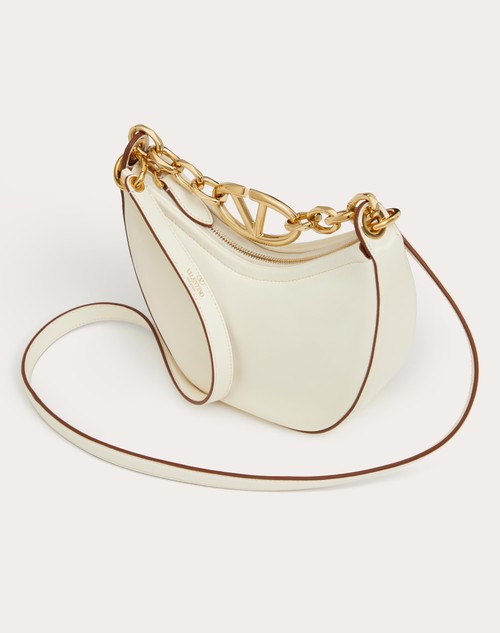 Red Valentino MINI HOBO VLOGO MOON BAG IN NAPPA CON CATENA Vendita