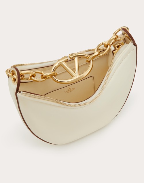 Red Valentino MINI HOBO VLOGO MOON BAG IN NAPPA CON CATENA Vendita