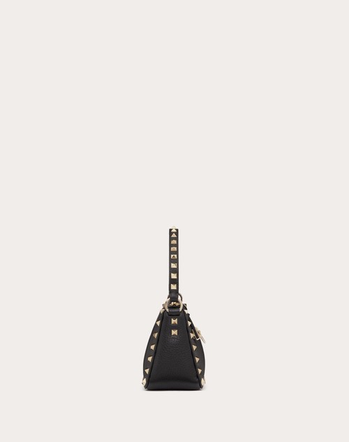 Red Valentino BORSA PICCOLA A TRACOLLA ROCKSTUD IN VITELLO GRANATO Soddisfazione Garantita