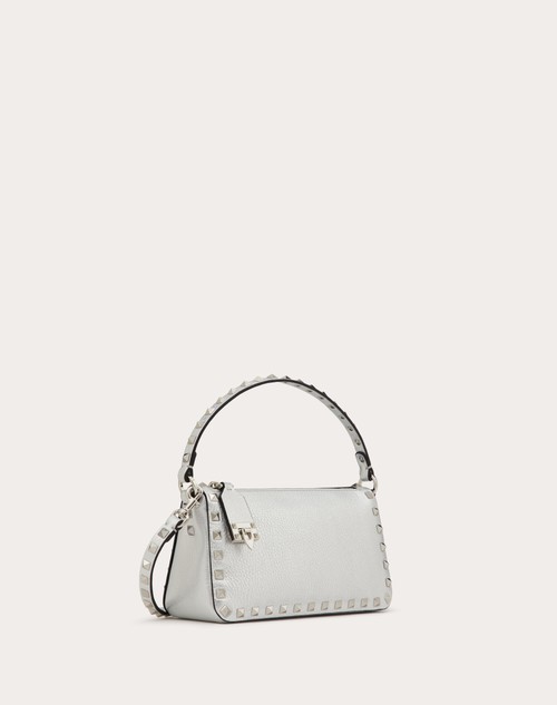 Red Valentino BORSA PICCOLA A TRACOLLA ROCKSTUD IN VITELLO GRANATO METALLIZZATO Qualità Garantita