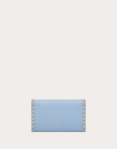 Red Valentino PORTAFOGLIO CON CATENA ROCKSTUD IN VITELLO GRANATO Negozi Online