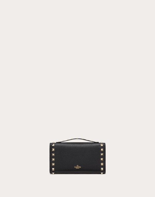 Red Valentino PORTAFOGLIO CON CATENA ROCKSTUD IN VITELLO GRANATO Acquista Ora