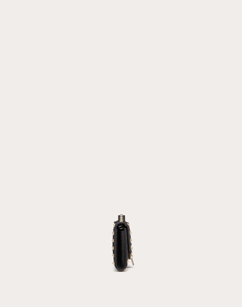 Red Valentino PORTAFOGLIO CON CATENA ROCKSTUD IN VITELLO GRANATO Acquista Ora