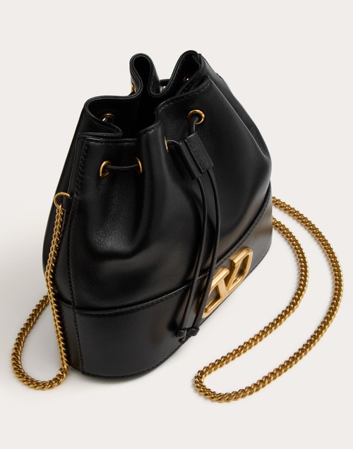 Red Valentino MINI SECCHIELLO CON CATENA VLOGO SIGNATURE IN NAPPA Fino Al -60%