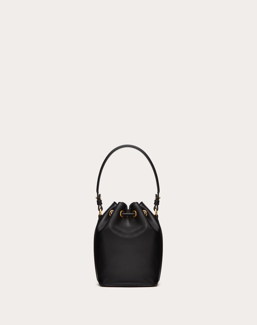 Red Valentino MINI BORSA A SECCHIELLO VLOGO SIGNATURE IN NAPPA Prezzo Ridotto