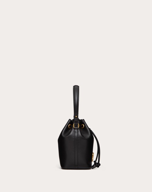 Red Valentino MINI BORSA A SECCHIELLO VLOGO SIGNATURE IN NAPPA Prezzo Ridotto