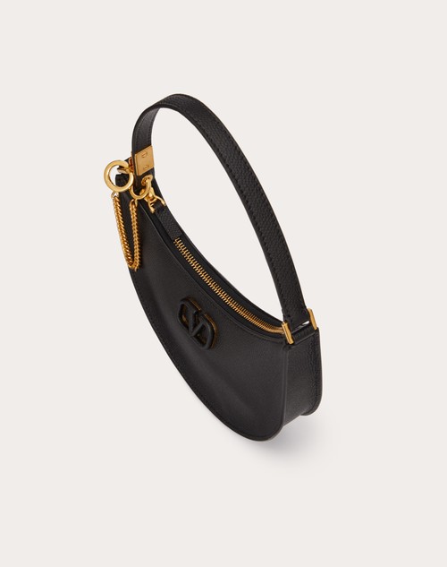 Red Valentino MINI HOBO VLOGO SIGNATURE IN VITELLO GRANATO Presa