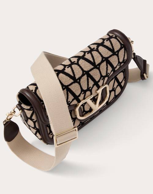 Red Valentino BORSA A SPALLA VALENTINO GARAVANI ALLTIME TOILE ICONOGRAPHE Nuova