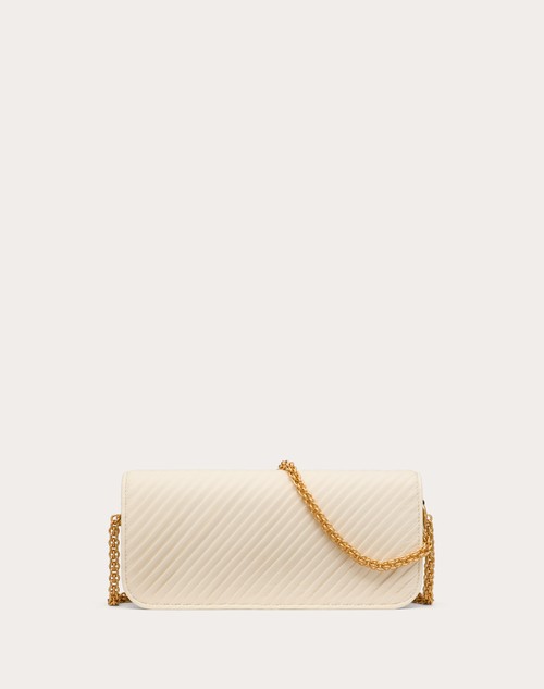 Red Valentino BORSA A SPALLA VALENTINO GARAVANI LOCÒ IN NAPPA PLISSETTATA Italia