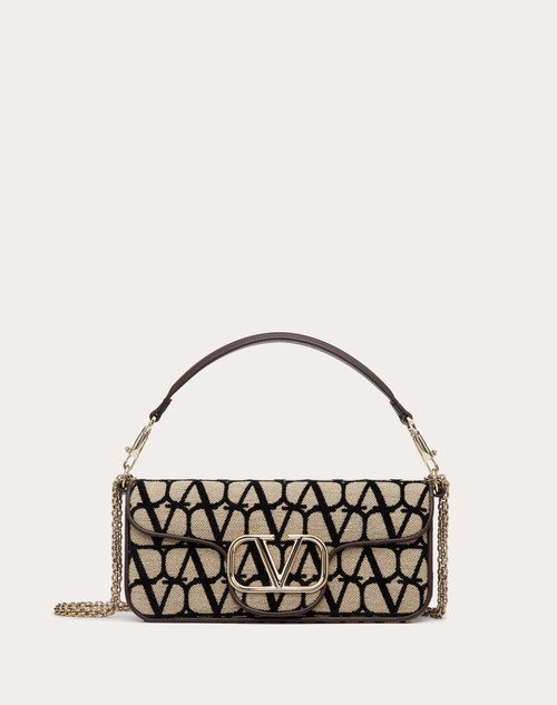 Red Valentino BORSA A SPALLA VALENTINO GARAVANI LOCÒ TOILE ICONOGRAPHE