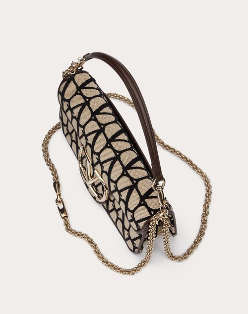 Red Valentino BORSA A SPALLA VALENTINO GARAVANI LOCÒ TOILE ICONOGRAPHE Spedizione Gratuita
