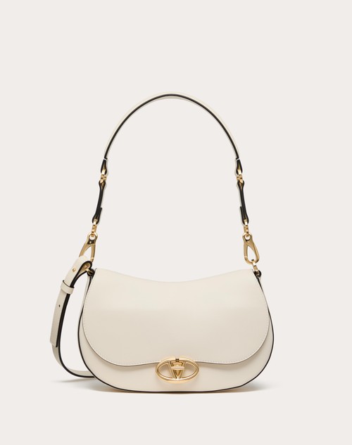 Red Valentino BORSA A SPALLA PICCOLA VALENTINO GARAVANI OHVAL IN VITELLO NAPPATO