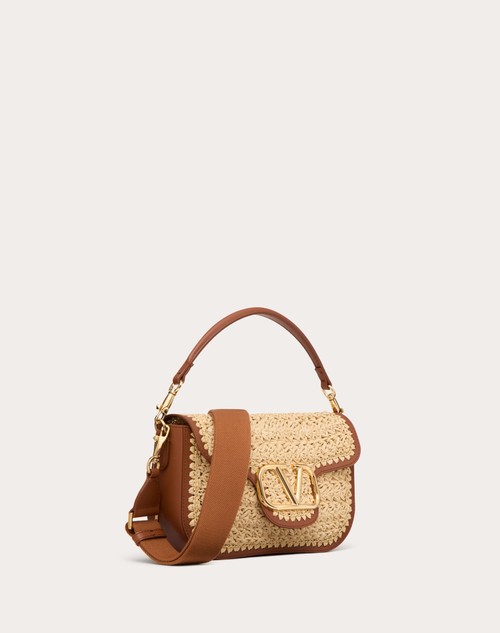 Red Valentino BORSA A SPALLA VALENTINO GARAVANI ALLTIME IN RAFIA Vendita Calda