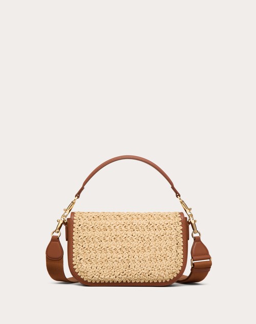 Red Valentino BORSA A SPALLA VALENTINO GARAVANI ALLTIME IN RAFIA Vendita Calda