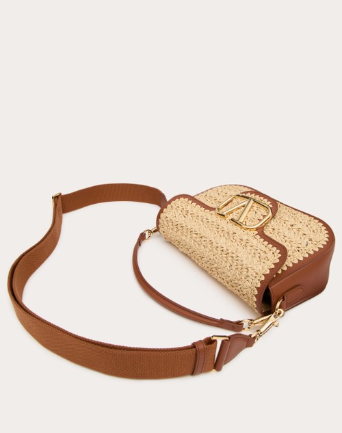 Red Valentino BORSA A SPALLA VALENTINO GARAVANI ALLTIME IN RAFIA Vendita Calda