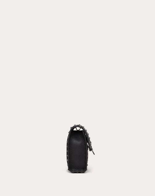 Red Valentino BORSA PICCOLA A TRACOLLA ROCKSTUD IN VITELLO GRANATO Promozione