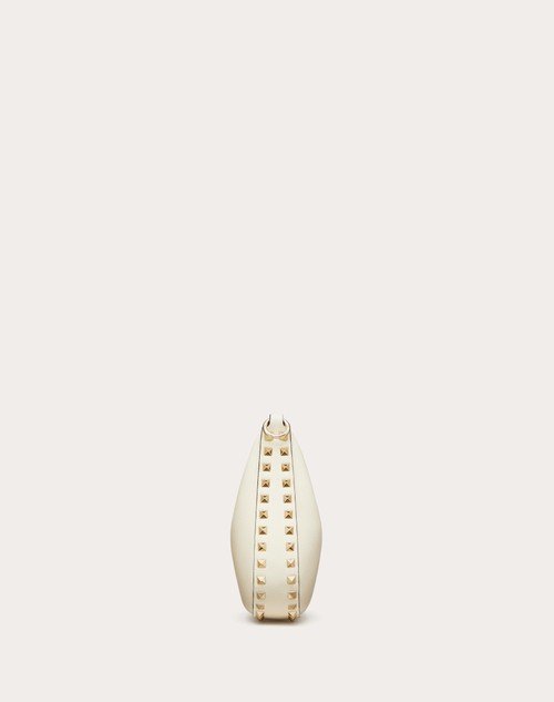 Red Valentino HOBO PICCOLA VALENTINO GARAVANI ROCKSTUD IN VITELLO GRANATO Soddisfazione Garantita